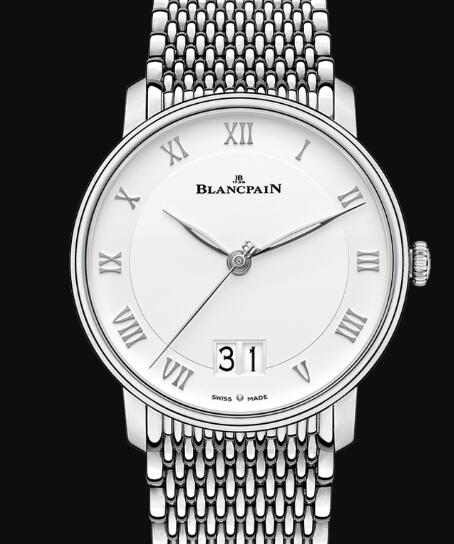 Review Blancpain Villeret Watch Price Review Grande Date Replica Watch 6669 1127 MMB - Click Image to Close